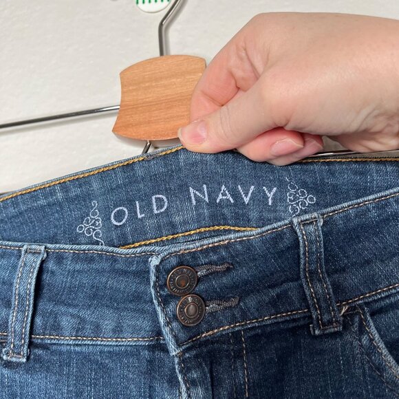 Old Navy Womens Blue Denim y2k Above Knee Short Jean Skirt Size 2 - Picture 3 of 9